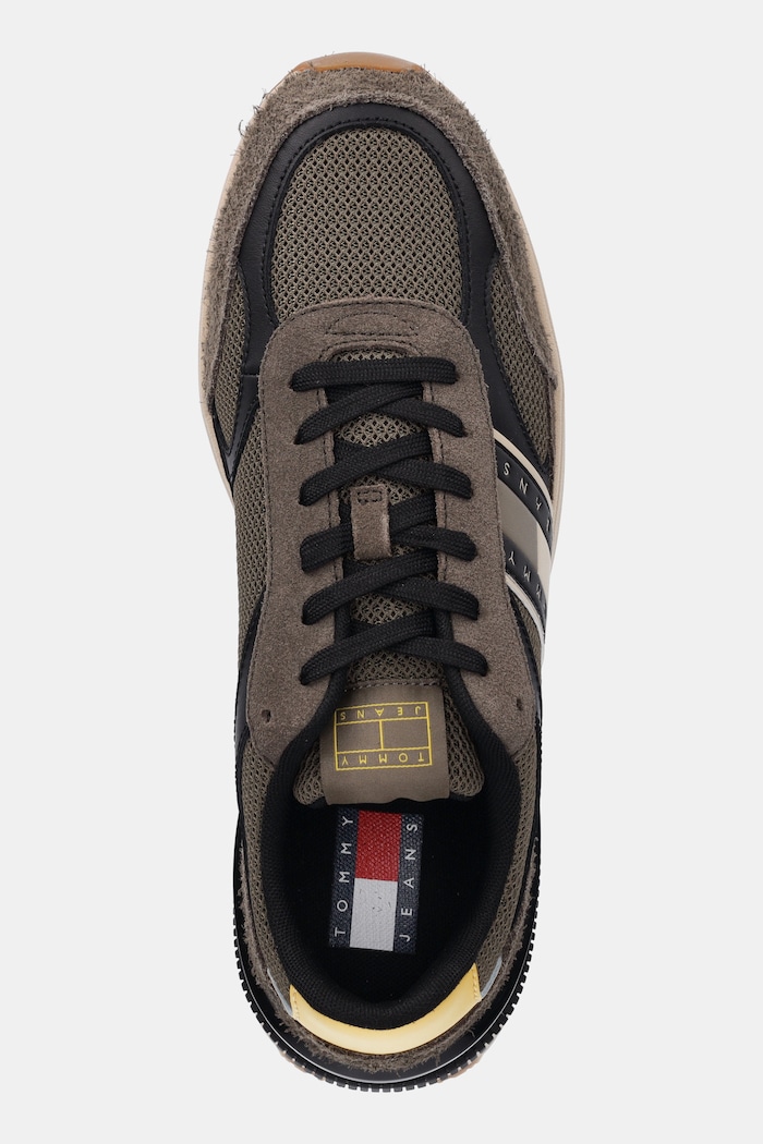 Tommy Jeans sneakersy TJM TECHNICAL RUNNER ESS zielony EM0EM01537