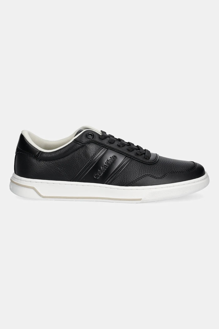 Calvin Klein sneakersy LOW TOP LACE UP LOGO HM0HM01653 czarny SS25