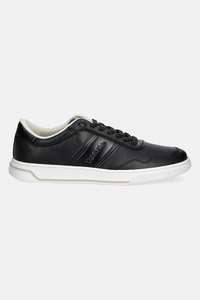 Calvin Klein sneakersy LOW TOP LACE UP LOGO HM0HM01653 czarny SS25