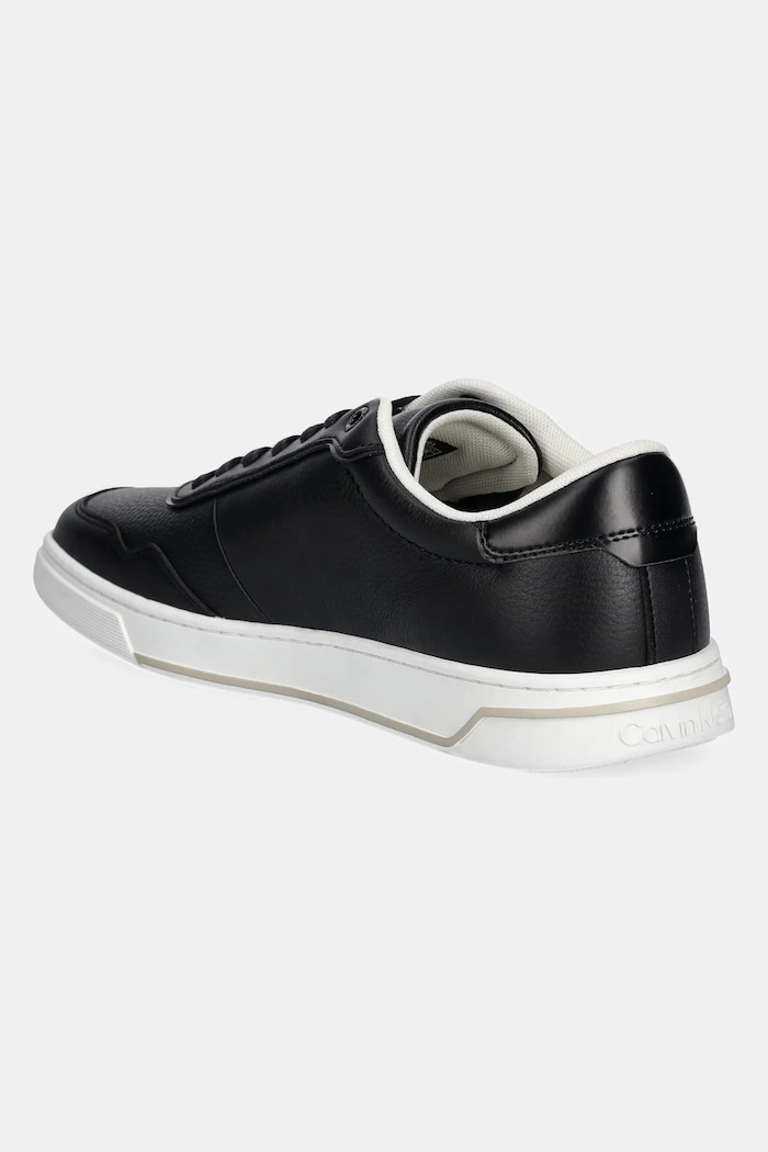 Obuwie Calvin Klein sneakersy LOW TOP LACE UP LOGO HM0HM01653 czarny