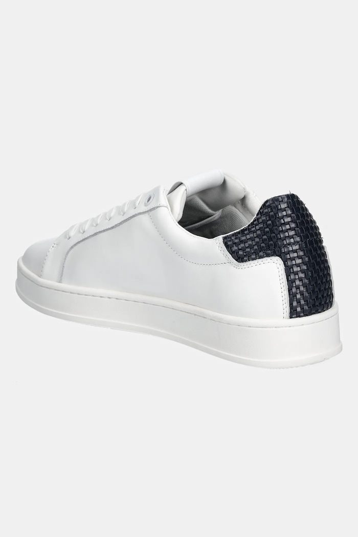 Obuća Kožne tenisice Calvin Klein LOW TOP LACE UP WOVEN HM0HM01767 bijela