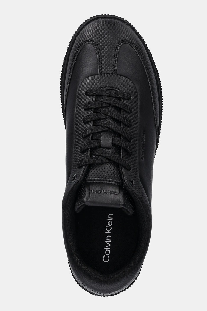 Calvin Klein sneakersy LOW TOP LACE UP LTH czarny HM0HM01790
