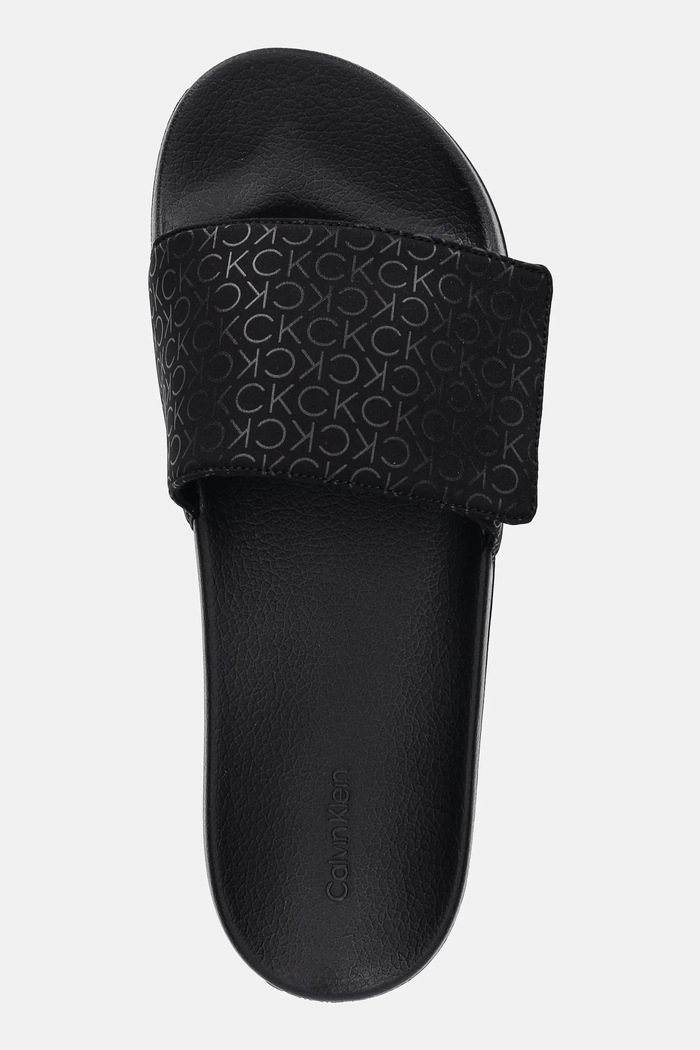Pantofle Calvin Klein POOL SLIDE MONO černá HM0HM01671