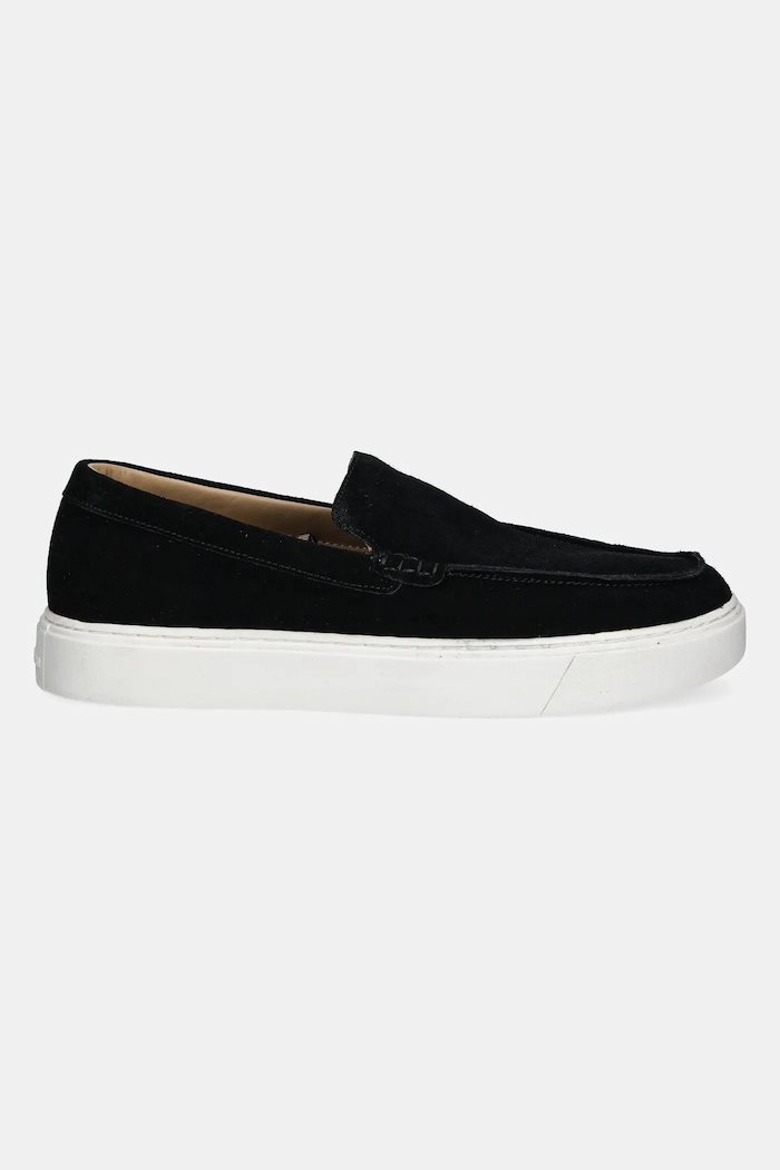 Calvin Klein mokasyny zamszowe MOCCASIN SUEDE HM0HM01794 czarny SS25