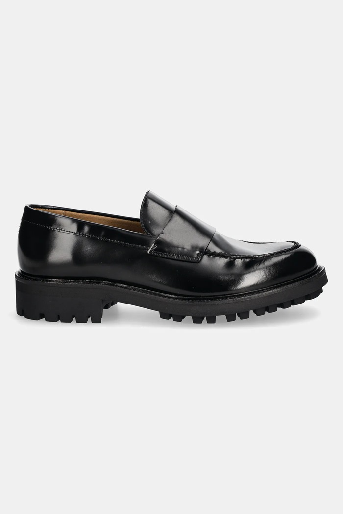 Kožené mokasíny Calvin Klein MOCCASIN W/ BAND HM0HM01833 čierna SS25