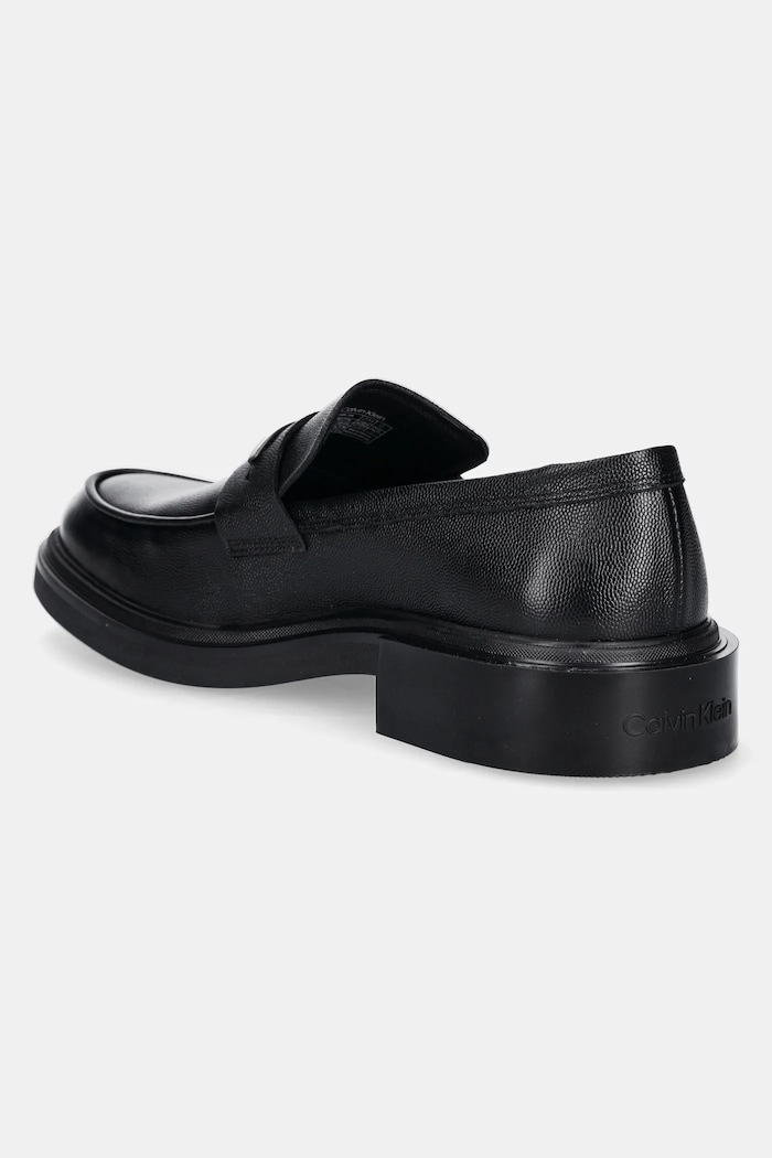 Obuv Kožené mokasíny Calvin Klein MOCCASIN CDR HM0HM01774 čierna