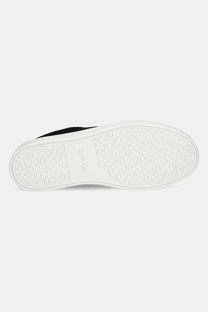 Calvin Klein sneakersy zamszowe LACE UP SUEDE HM0HM01792 czarny
