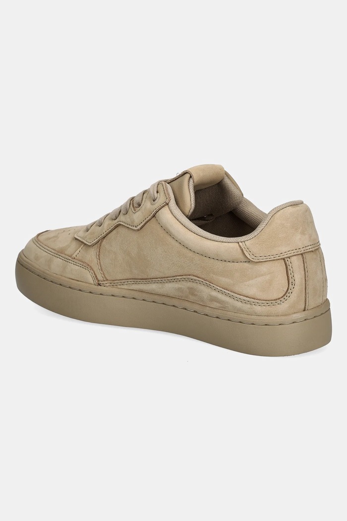 Obuwie Calvin Klein Jeans sneakersy nubukowe CLASSIC CUPSOLE WAVE MG CS YM0YM01256 beżowy