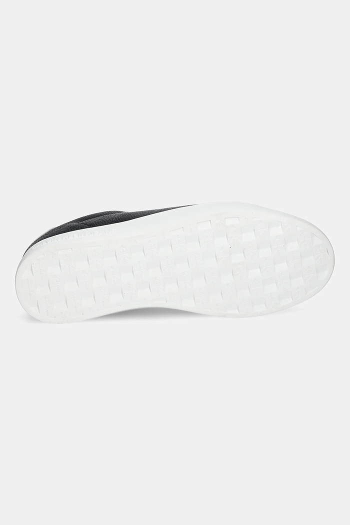 Usnjene superge Calvin Klein Jeans CLASSIC CUPSOLE LOW OHB YM0YM01164 črna