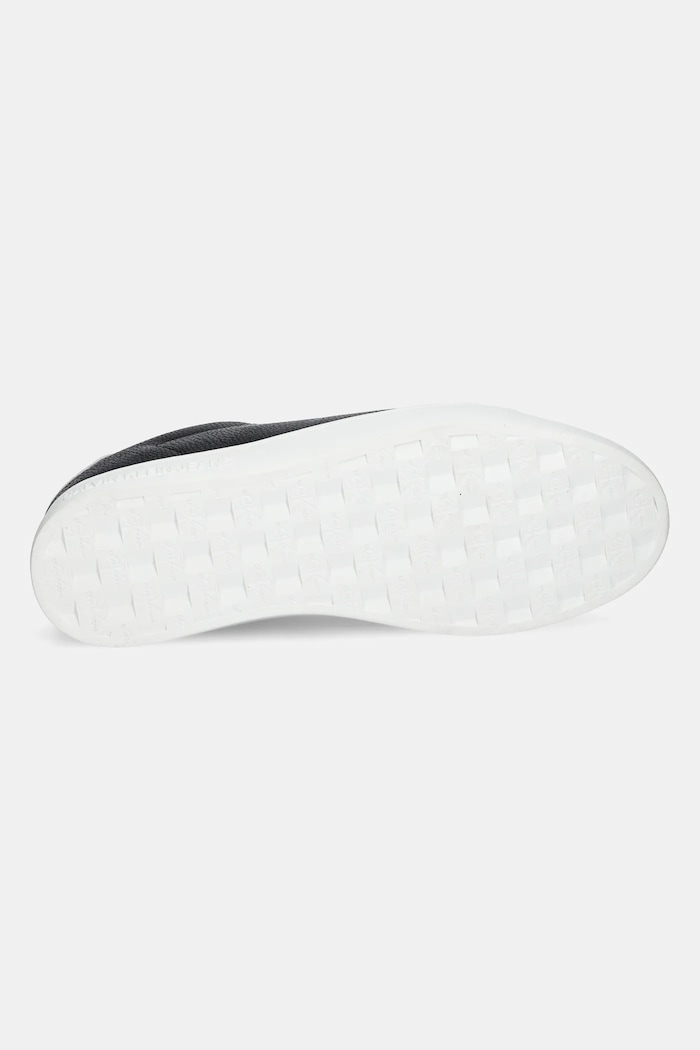 Usnjene superge Calvin Klein Jeans CLASSIC CUPSOLE LOW OHB YM0YM01164 črna
