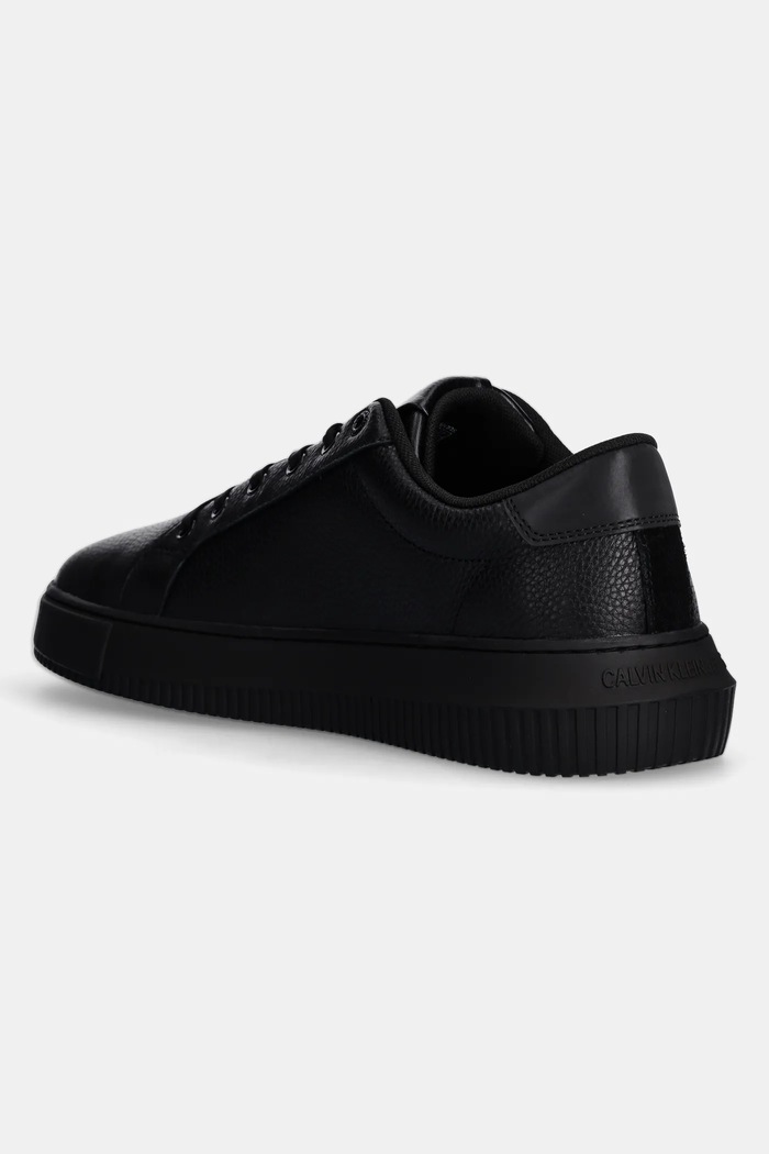 Boty Kožené sneakers boty Calvin Klein Jeans CHUNKY CUPSOLE LOW OHB YM0YM01159 černá