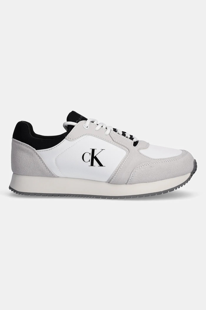 Tenisky Calvin Klein Jeans RETRO SOCK RUNNER MG WMM YM0YM01152 biela SS25