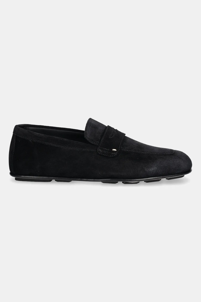 Semišové mokasíny Giuseppe Zanotti Rupert EU50021.001 černá SS25