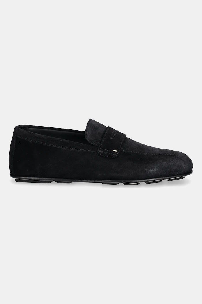 Semišové mokasíny Giuseppe Zanotti Rupert EU50021.001 černá SS25