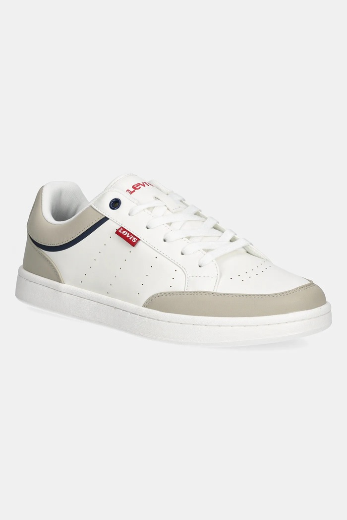 Sneakers boty Levi's BILLY 2.0 imitace semiše béžová 38109.0433