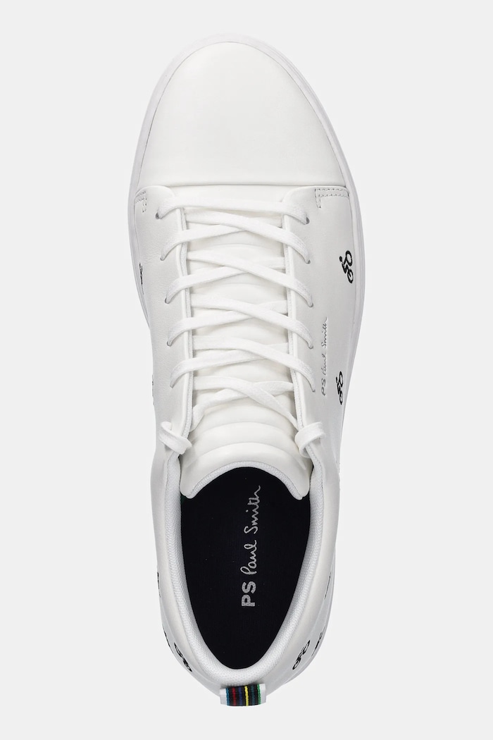 Usnjene superge PS Paul Smith Lee bela M2S.LEE46.PLEA