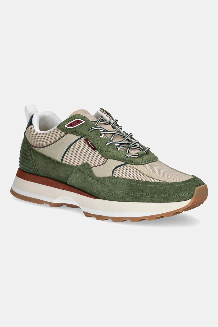 Sneakers boty PS Paul Smith Banks semišová kůže zelená M2S.BNK07.PSUE