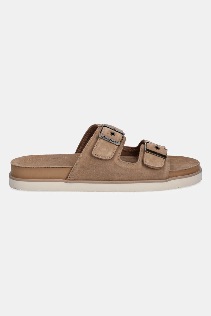 Gant klapki zamszowe Fairfo 30631863.G25 beżowy SS25
