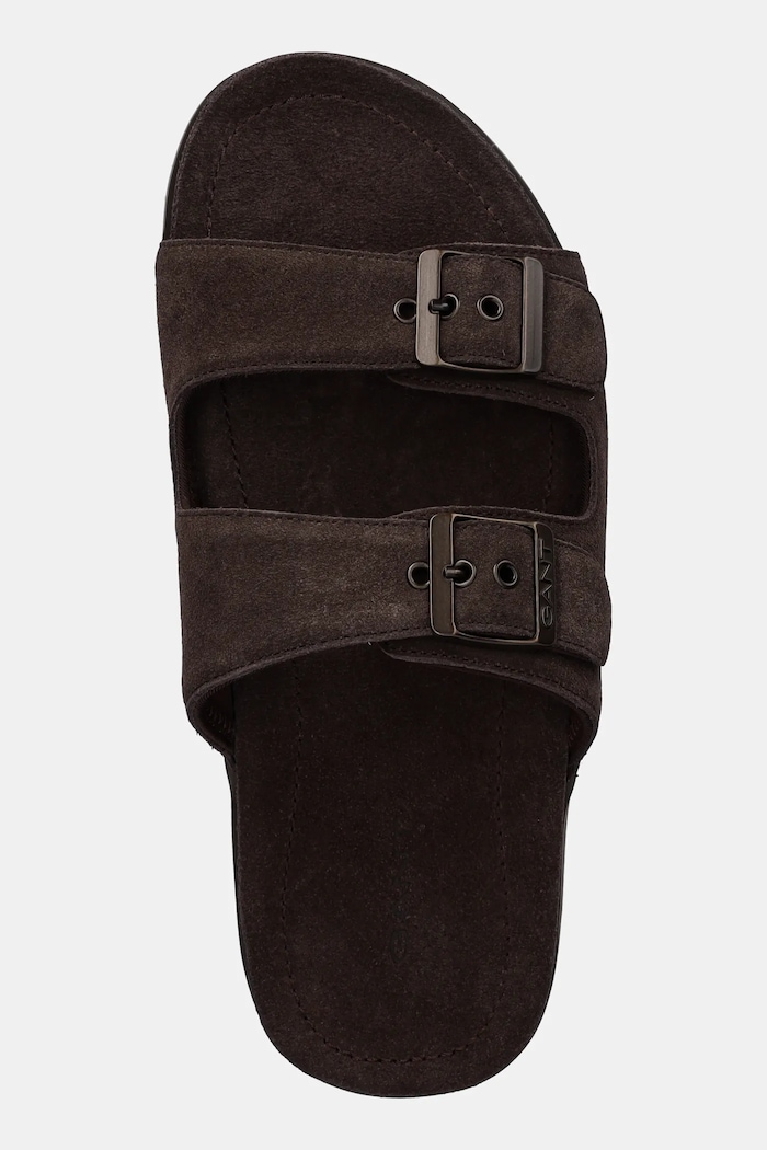 Gant klapki zamszowe Fairfo brązowy 30631863.G46