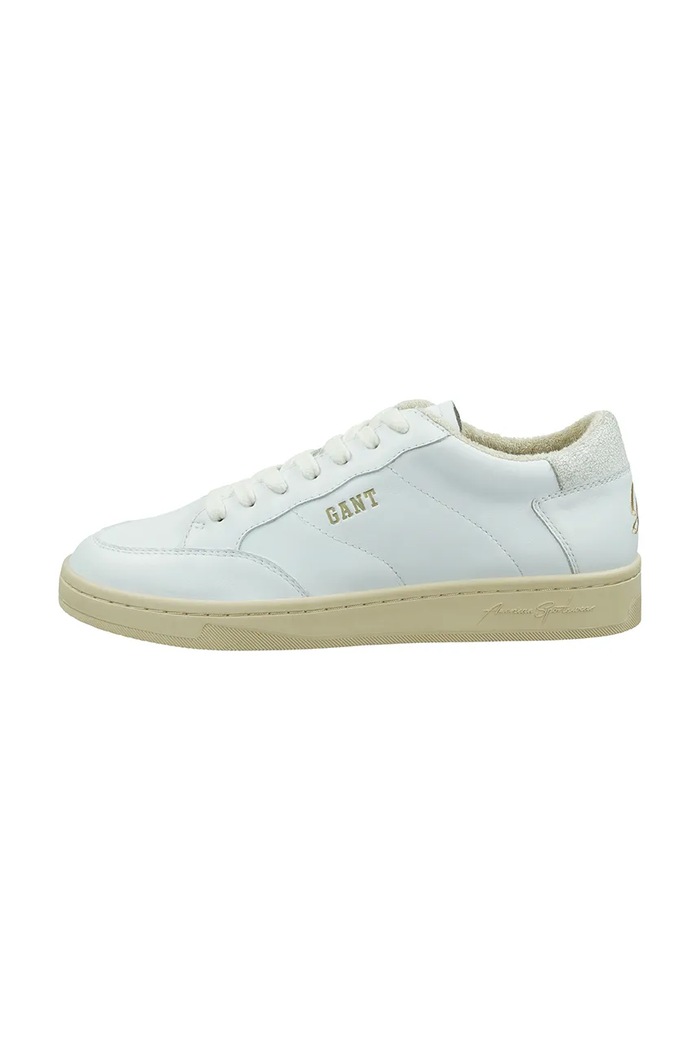 Δερμάτινα sneakers Gant Prepus Planet friendly λευκό 30631901.G29
