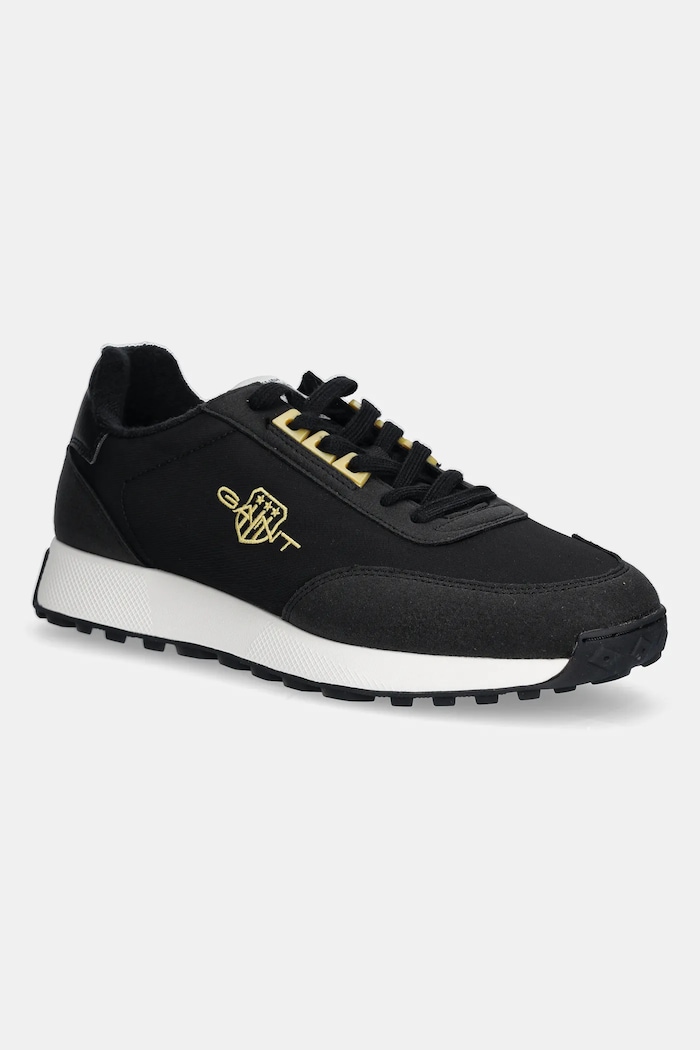 Sneakers boty Gant Garold imitace semiše černá 30637764.G00