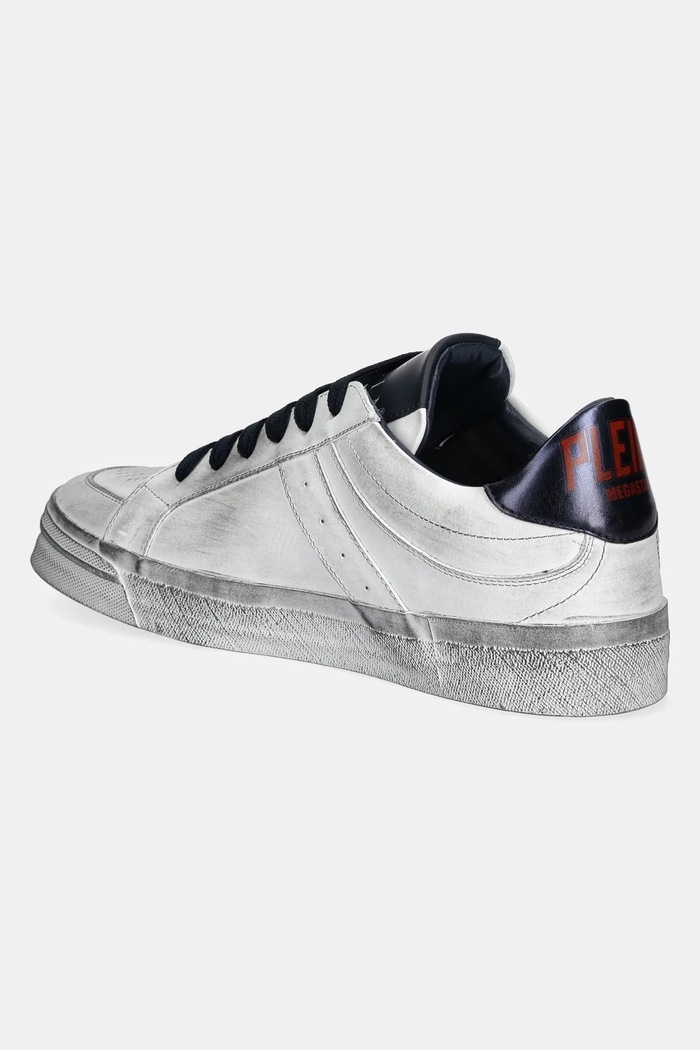 Încălțăminte Philipp Plein sneakers din piele Lo-Top Retrokickz TM USC0634.PLE005N.0114 alb