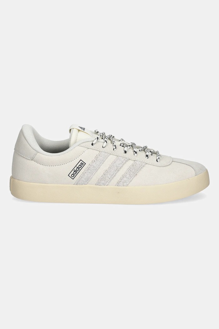 adidas sneakersy zamszowe VL Court 3.0 JP5296 beżowy SS25