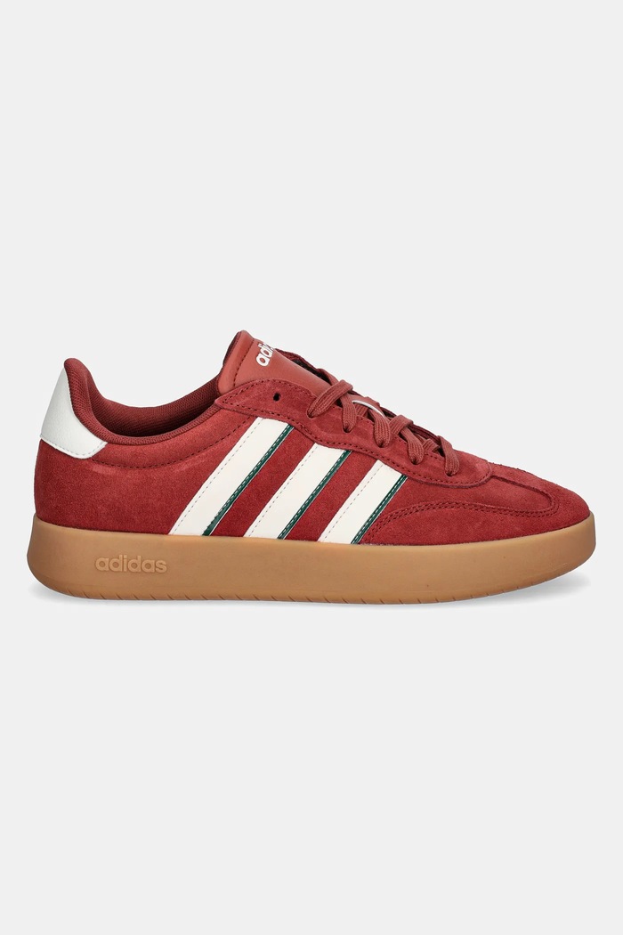 Semišové sneakers boty adidas Barreda JP7098 burgundské SS25