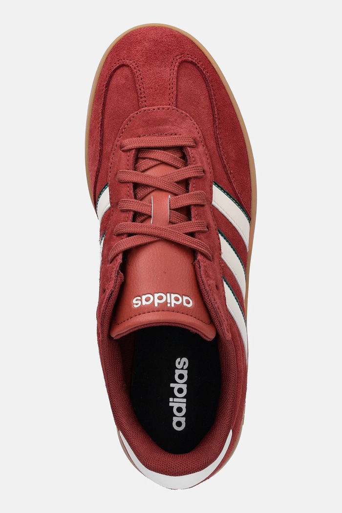 Semišové sneakers boty adidas Barreda burgundské JP7098
