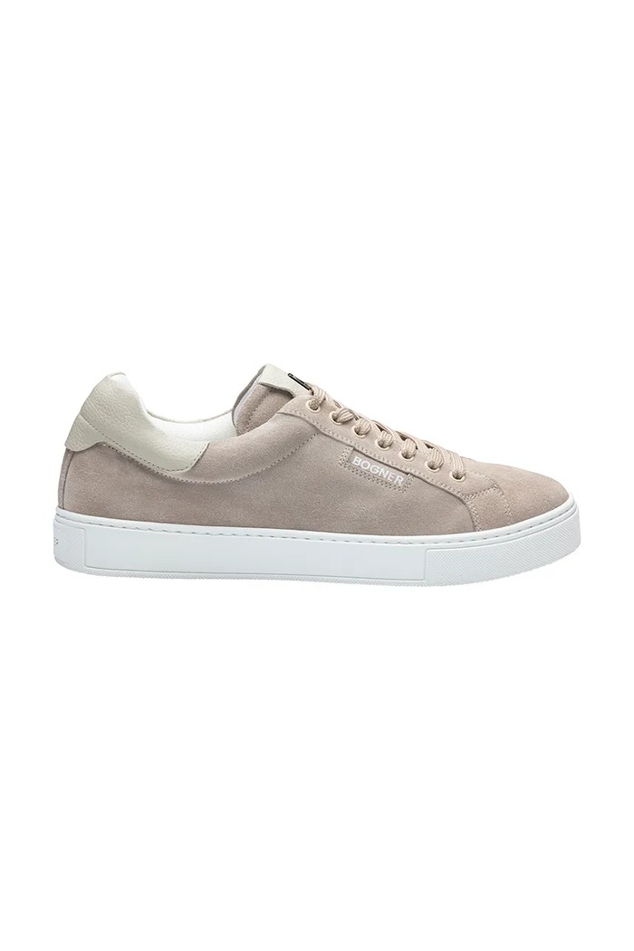 Bogner sneakersy skórzane ROME 1 D skóra zamszowa beżowy 12520115