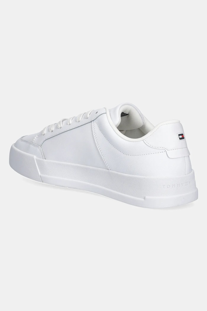 Obuwie Tommy Hilfiger sneakersy TH COURT MIX LTH FM0FM05489 biały