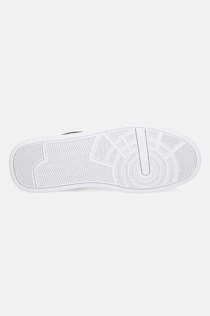 Tommy Hilfiger sneakers TH COURT MIX LTH FM0FM05489 bleumarin