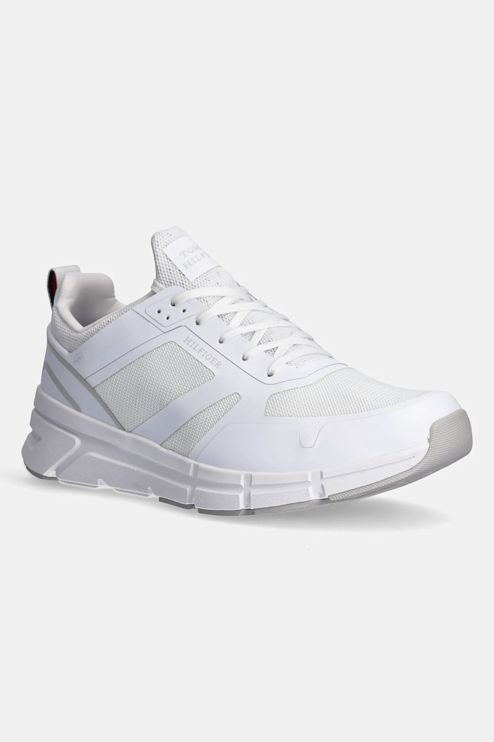 Tenisky Tommy Hilfiger MODERN COMFORT RUN MIX textilný biela FM0FM05471