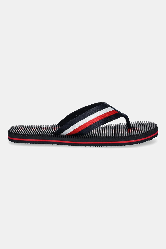 Žabky Tommy Hilfiger MASSAGE HILFIGER BEACH SANDAL FM0FM05443 námořnická modř SS25