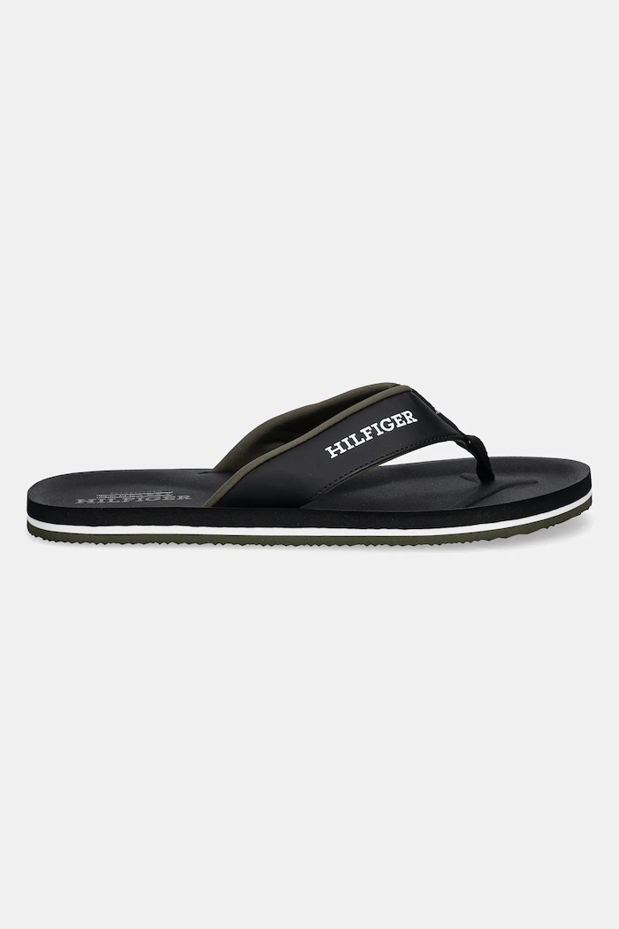 Žabky Tommy Hilfiger PADDED COMFORT HILFIGER B SANDAL FM0FM05440 černá SS25