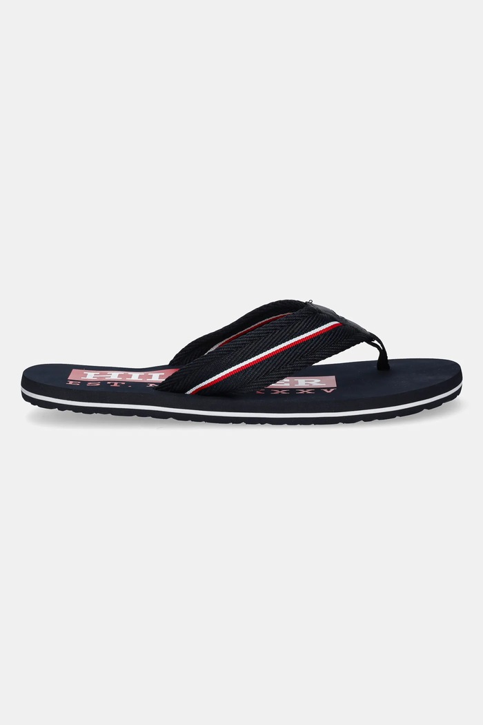 Šľapky Tommy Hilfiger CORPORATE HILFIGER BEACH SANDAL FM0FM05436 tmavomodrá SS25