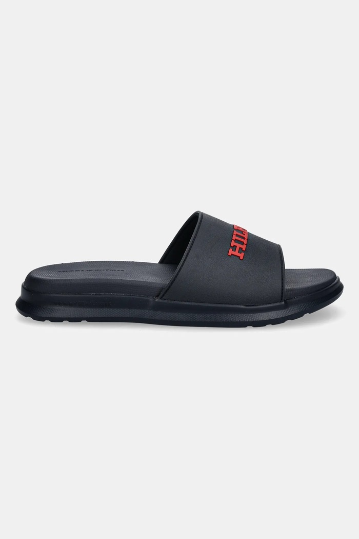 Natikače Tommy Hilfiger DUAL DENSITY HILFIGER POOL SLIDE FM0FM05430 mornarsko plava SS25