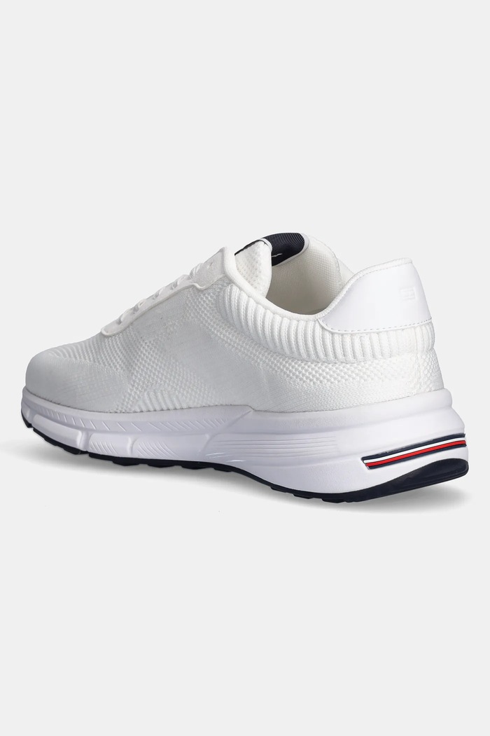 Obuwie Tommy Hilfiger Sneakersy LIGHTWEIGHT RWB KNIT FM0FM05423 biały