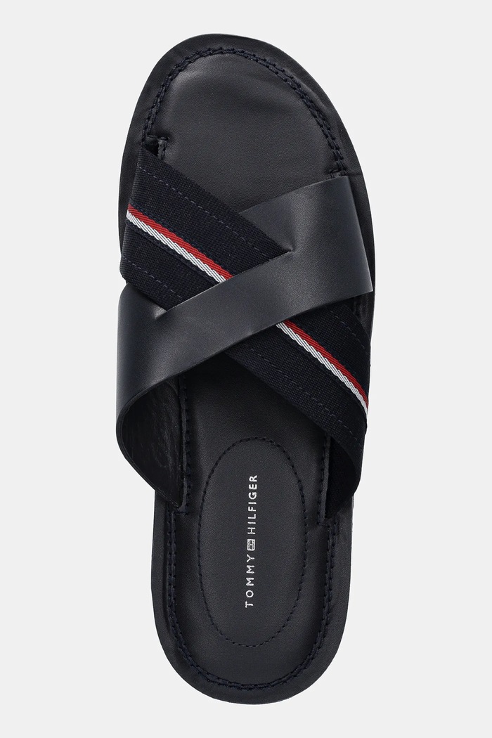 Pantofle Tommy Hilfiger CORE HILFIGER LH CRISS C SANDAL námořnická modř FM0FM05415