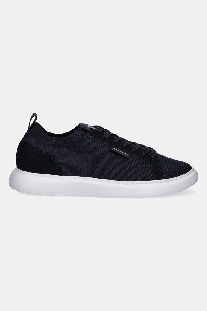 Tenisice Tommy Hilfiger LIGHT CUPSOLE KNIT SEASONAL FM0FM05403 mornarsko plava SS25