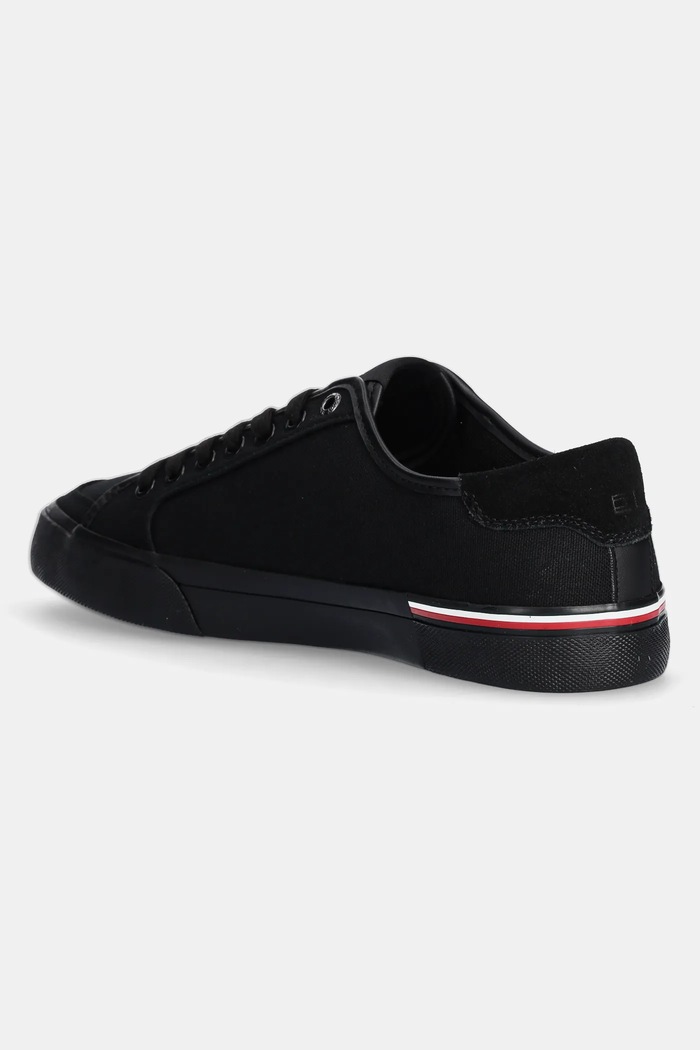 Obuwie Tommy Hilfiger sneakersy CORE CORPORATE VULC CANVAS FM0FM05398 czarny