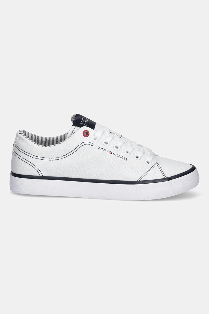 Tenisky Tommy Hilfiger TH HI VULC LOW CORE ITHACA FM0FM05397 biela SS25