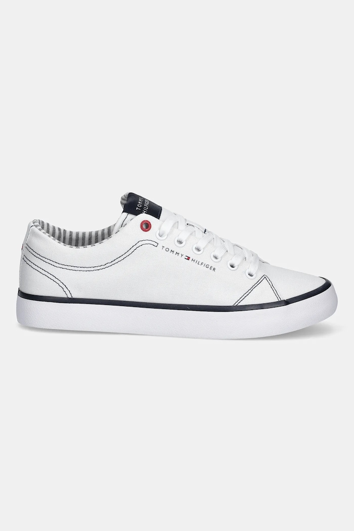 Tenisky Tommy Hilfiger TH HI VULC LOW CORE ITHACA FM0FM05397 biela SS25