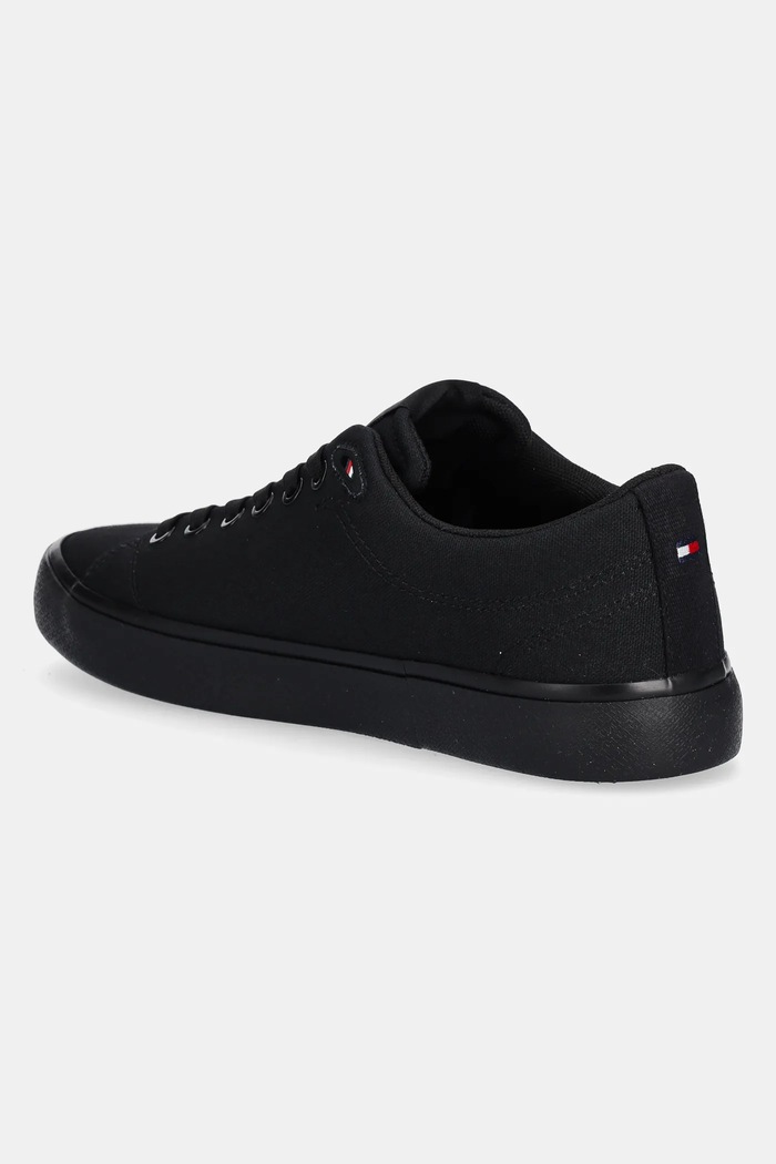 Παπούτσια Πάνινα παπούτσια Tommy Hilfiger TH HI VULC LOW CORE CANVAS FM0FM05396 μαύρο