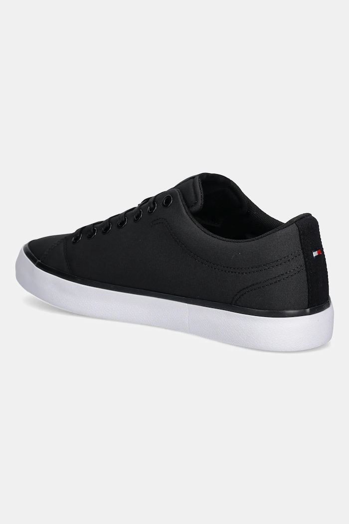 Παπούτσια Πάνινα παπούτσια Tommy Hilfiger TH HI VULC LOW CORE STRIPES MESH FM0FM05393 μαύρο