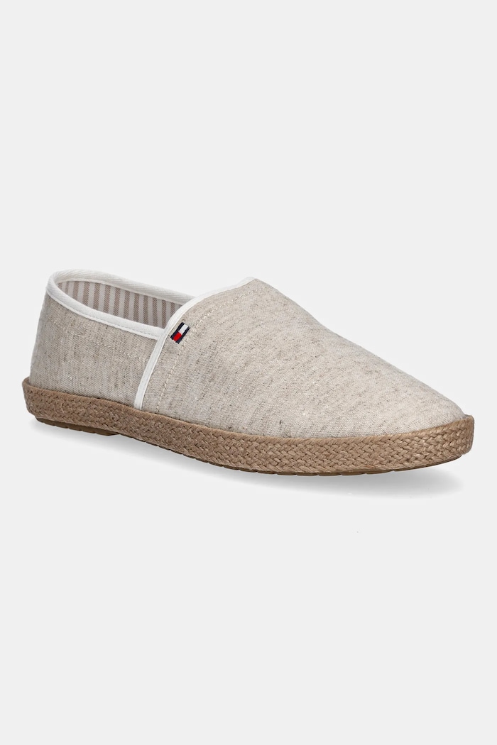 Tommy Hilfiger Espadryle HILFIGER CHAMBRAY ESPADRILLE beżowy FM0FM05391