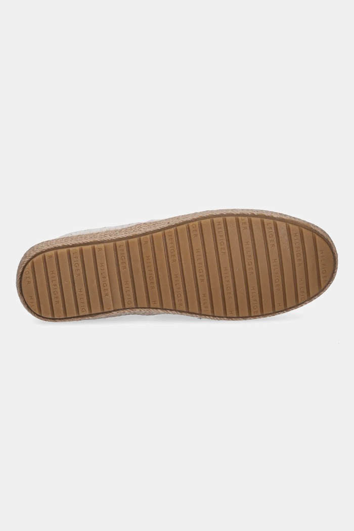 Espadryle HILFIGER CHAMBRAY ESPADRILLE Tommy Hilfiger beżowy FM0FM05391