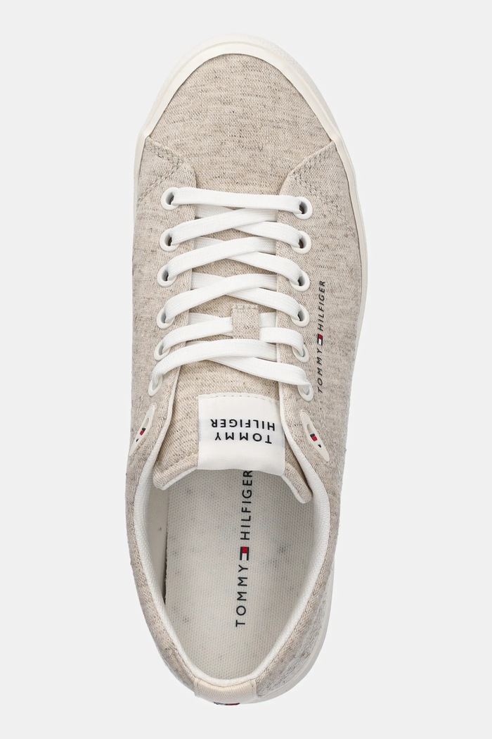 Tenisky Tommy Hilfiger TH HI VULC LOW CORE CHAMBRAY béžová FM0FM05389