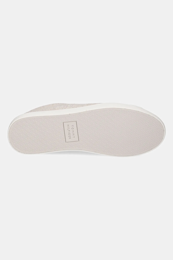 Tenisky Tommy Hilfiger TH HI VULC LOW CORE CHAMBRAY FM0FM05389 béžová
