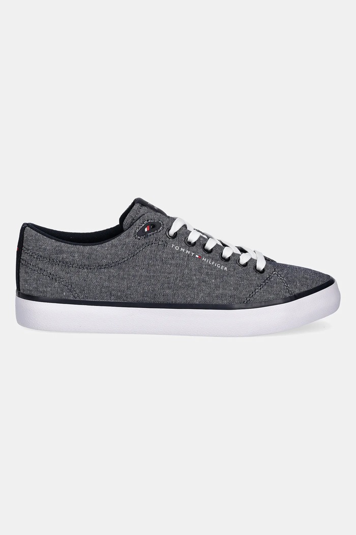 Tenisky Tommy Hilfiger TH HI VULC LOW CORE CHAMBRAY FM0FM05389 námořnická modř SS25